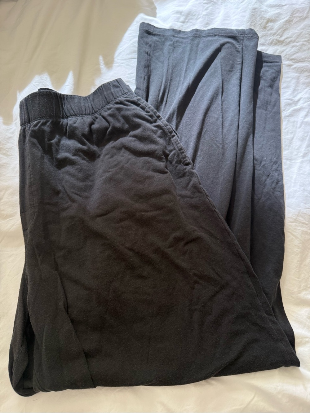 Tommy John Men's Black Elastic Sweatpants